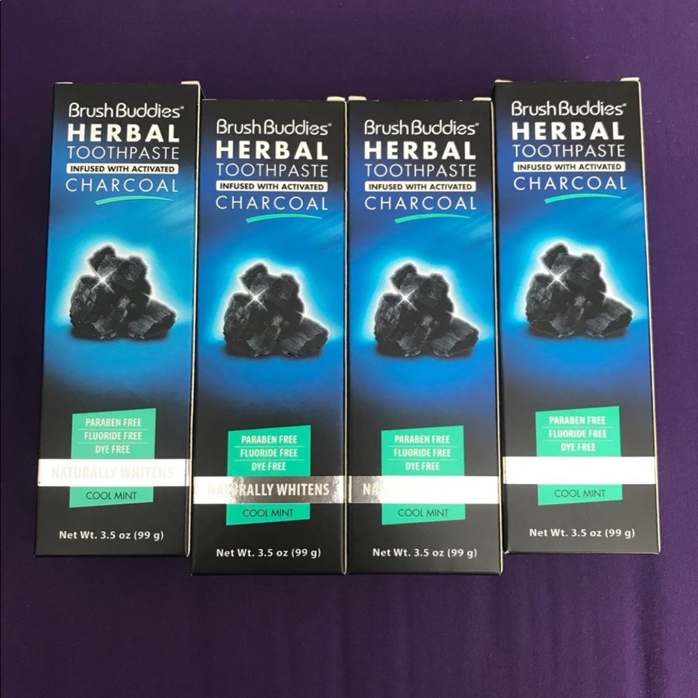 4 Herbal Charcoal Toothpaste